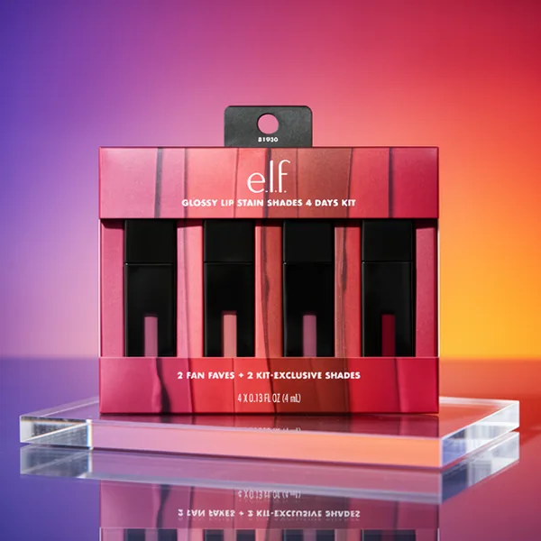 E.l.f. Glossy Lip Stain Shades 4 Days Kit