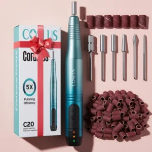 COSLUS C20 Cordless Nail Drill, Blue