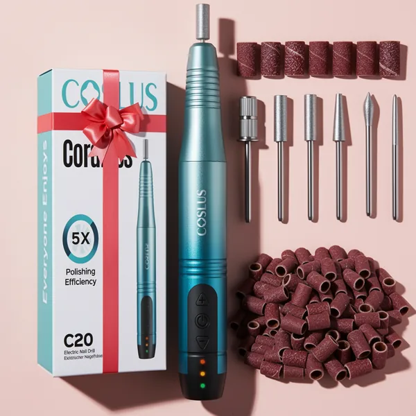 COSLUS C20 Cordless Nail Drill, Blue