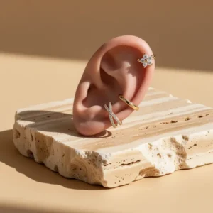 14K Gold Plated Ear Cuff