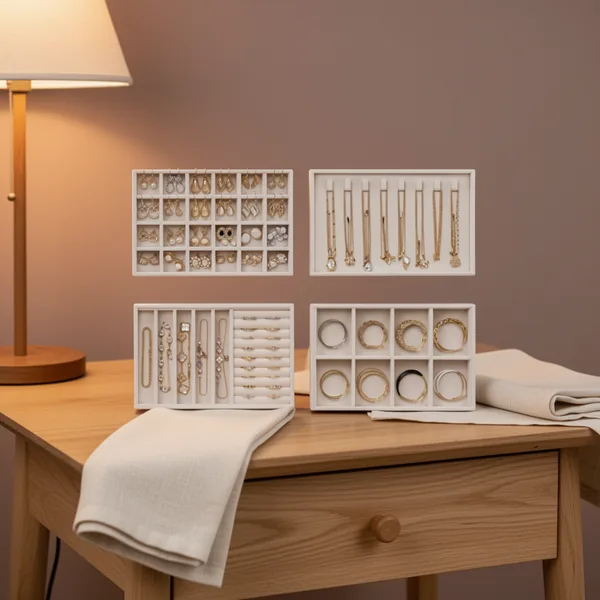 Velvet Jewelry Drawer Organizer