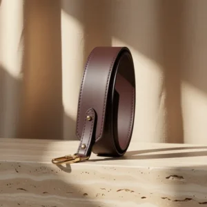 Wide Vachetta Leather Bag Strap