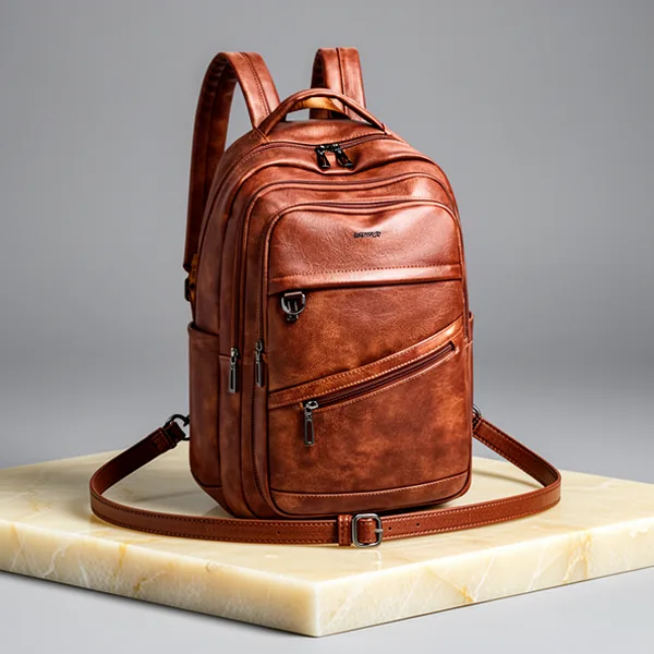 LATMAP Backpack for Women, 16.5-Inch, Brown