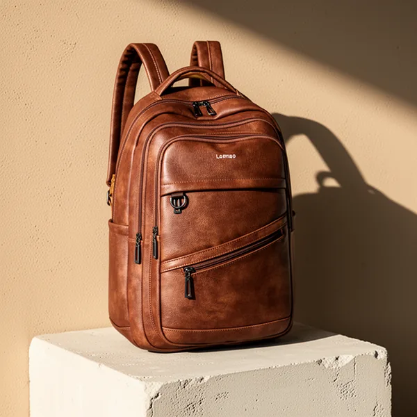 LATMAP Backpack for Women, 16.5-Inch, Brown