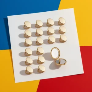Compact Mirror, 18-Pack, Gold