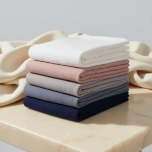 Febfim Women Soft Cotton Linen Crinkle Scarves Shawl, 6 Pieces