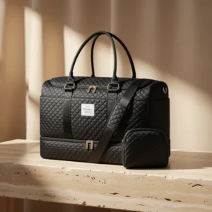 WINDARS Travel Duffle Bag, Black