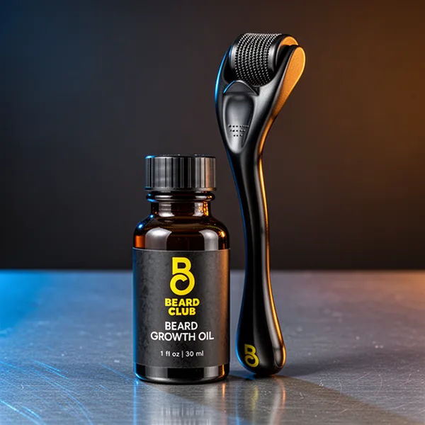 Beard Club Derma Roller & Beard Growth Oil