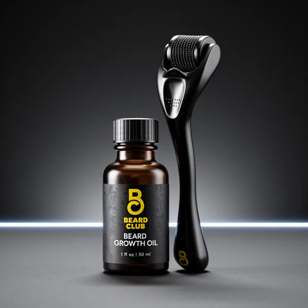 Beard Club Derma Roller & Beard Growth Oil