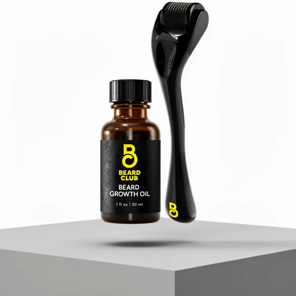 Beard Club Derma Roller & Beard Growth Oil