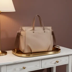 Laptop Tote, 14-Inch, Champagne