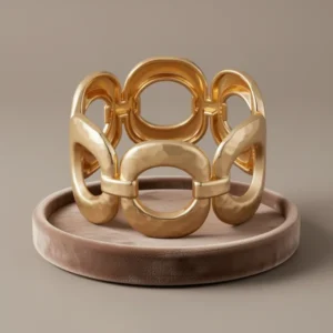 Chunky Gold-Tone Bangles