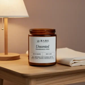 Bare Botanics Soy Candle, 9 oz