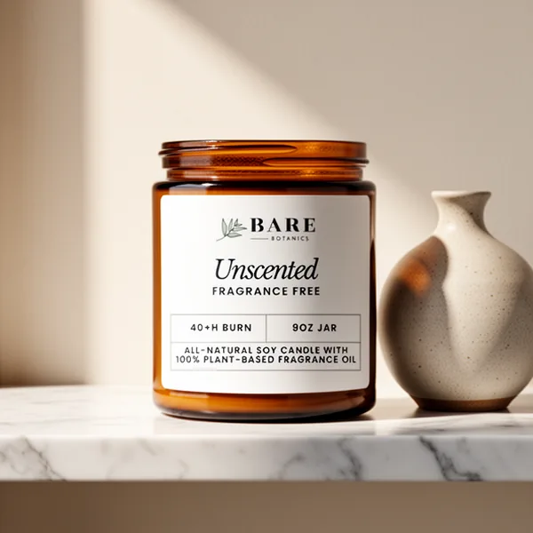 Bare Botanics Soy Candle, 9 oz