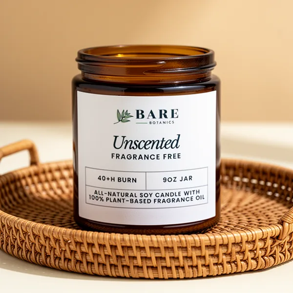 Bare Botanics Soy Candle, 9 oz