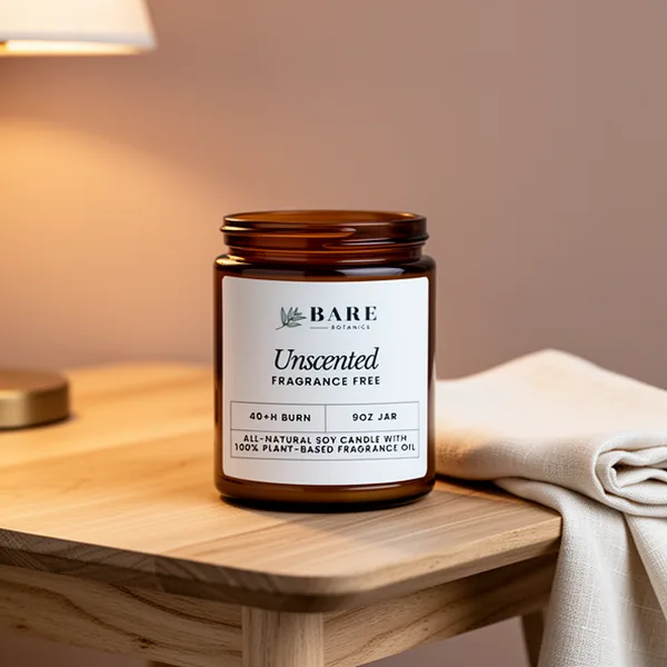 Bare Botanics Soy Candle, 9 oz