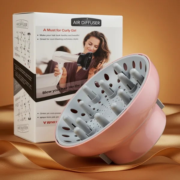 Hair Dryer Diffusers Universal Hair, Pink