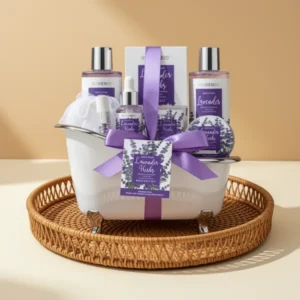 Mother's Day Gift Spa Gift Basket, 8 Pieces