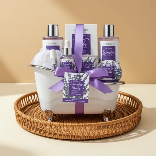 Mother's Day Gift Spa Gift Basket, 8 Pieces
