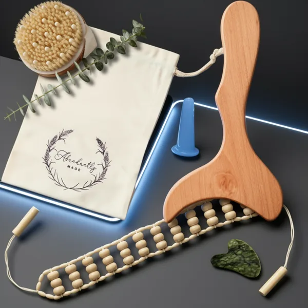 Abundantly Made Lymphatic Drainage Massage Kit, 6 Pieces