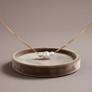 Gold-Tone Pearl Necklaces for Women