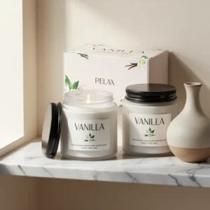 Vanilla Candle, 2-Pack