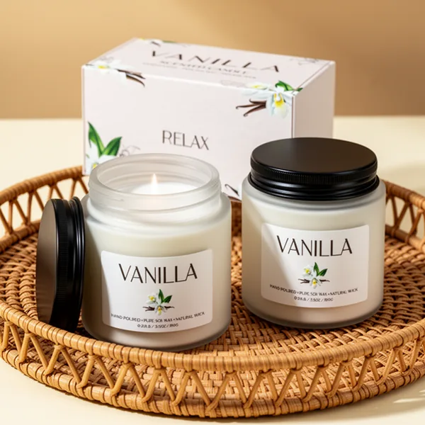 Vanilla Candle, 2-Pack