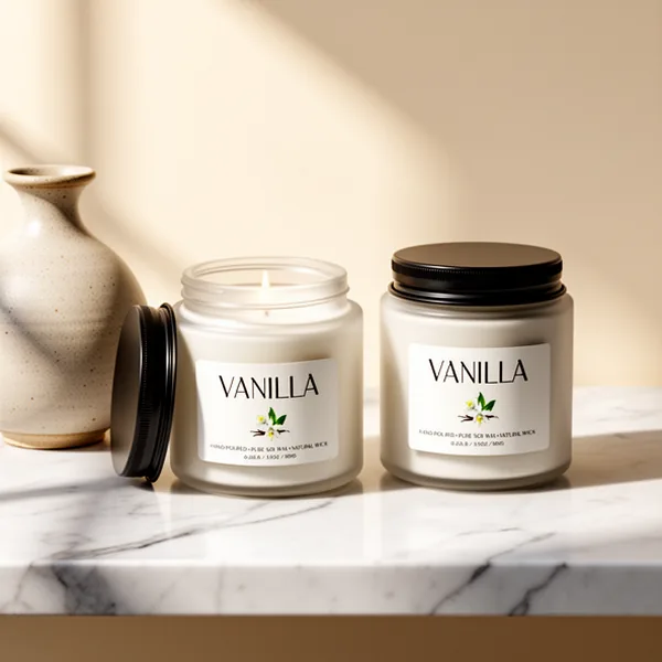 Vanilla Candle, 2-Pack