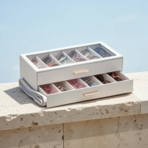 Lolalet Sunglasses Storage Box for Women