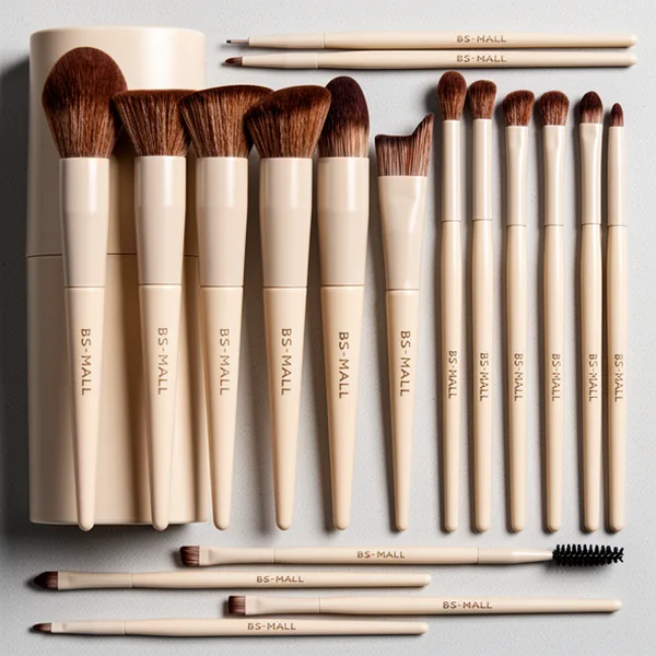 Professional Makeup Brush Set, 18 Pieces