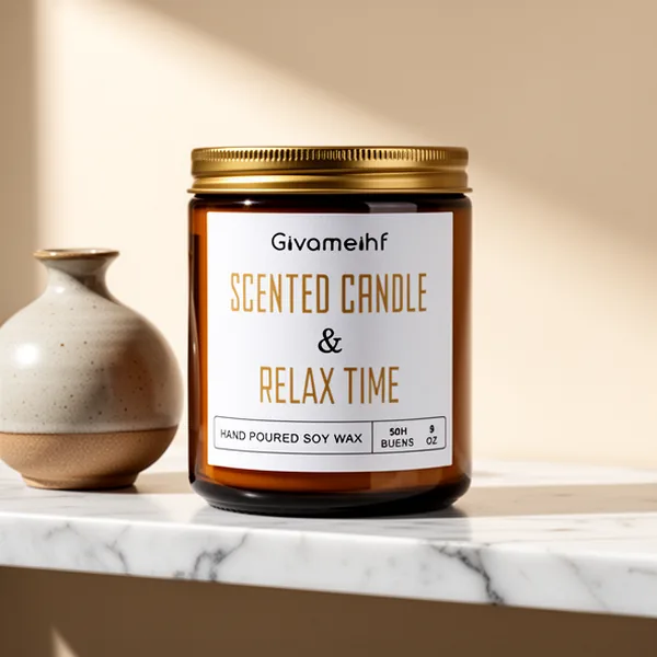 GIVAMEIHF Lavender Scented Candle, 9 oz