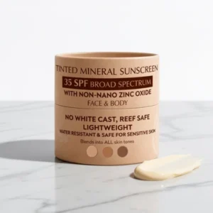 NATÚ BOTANICALS Tinted Mineral Face and Body Sunscreen