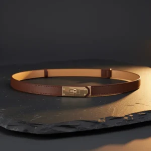 Women Skinny Leather Belt