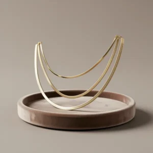 Gold-Tone Layered Necklace, 3 Pieces