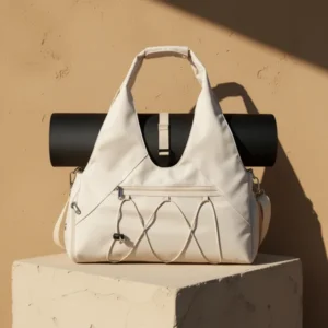 Forestfish Gym Bag for Women, Beige