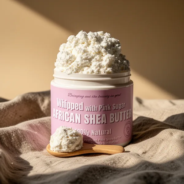 RA COSMETICS Whipped African Shea Butter Pink Sugar, 12 oz