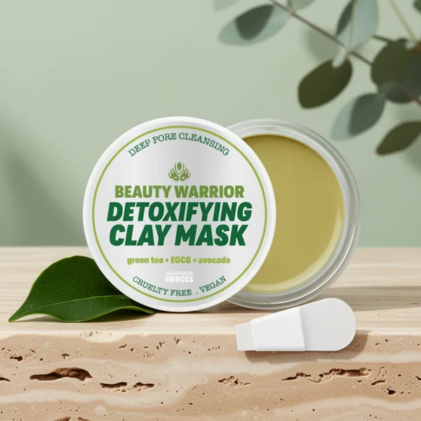 Handmade Heroes Green Tea Egcg Clay Mask