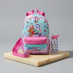 Get Trend Paw Patrol Kids Backpack with Water Bottle, 17-Inch, 2 Pieces