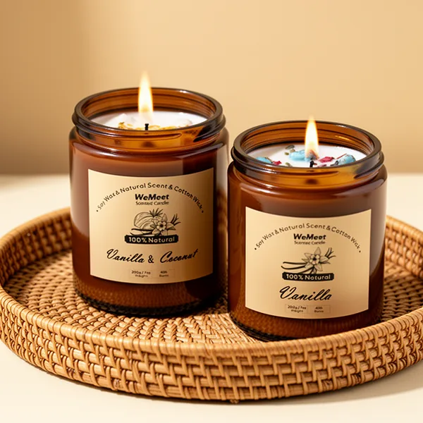 WEMEET Candles for Home, 2-Pack
