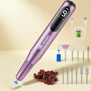 Professional Electric Nail Drill, Purple