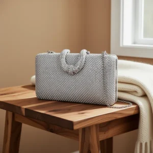 Sparkly Rhinestone Crystal Clutch