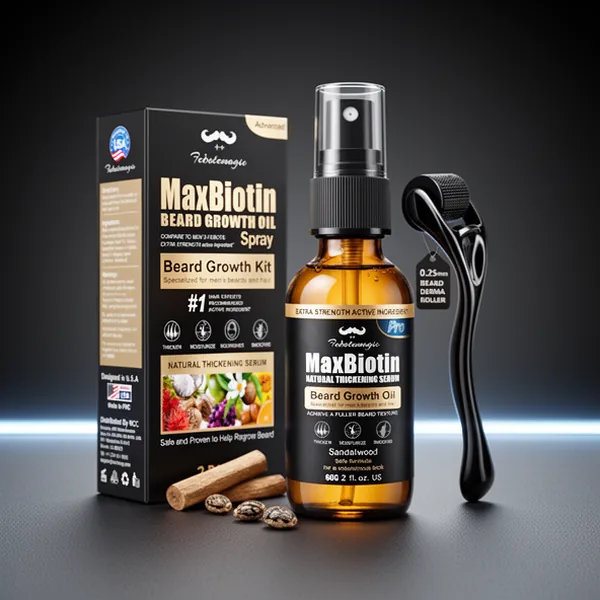 Patchy Beard Growth Kit for Men