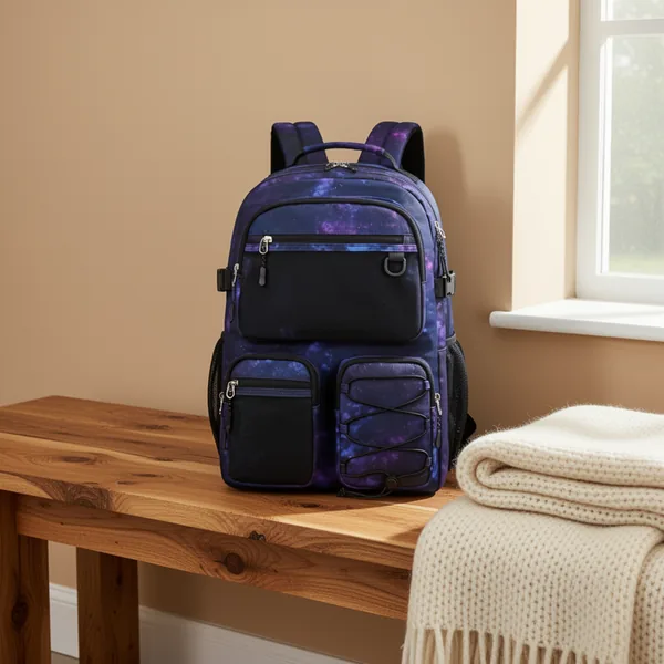 Lohol Multi-Pocket Backpack for Travel, 15.6-Inch