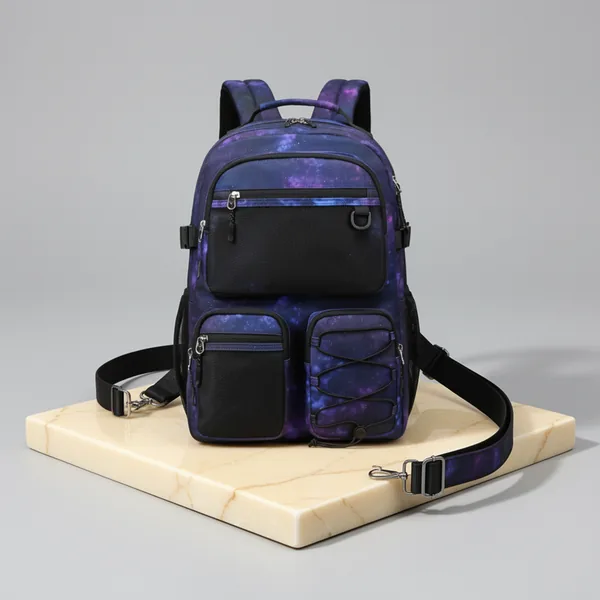 Lohol Multi-Pocket Backpack for Travel, 15.6-Inch