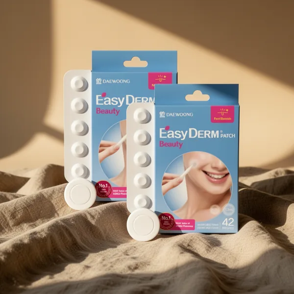 EasyDerm Beauty Hydrocolloid Pimple Patch 3 Packs Korean Acne Care