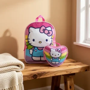 Fast Forward Hello Kitty 15'' Kids Backpack, 2 Pieces