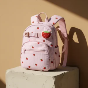 mommore Toddler Backpack Corduroy Preschool Bookbag