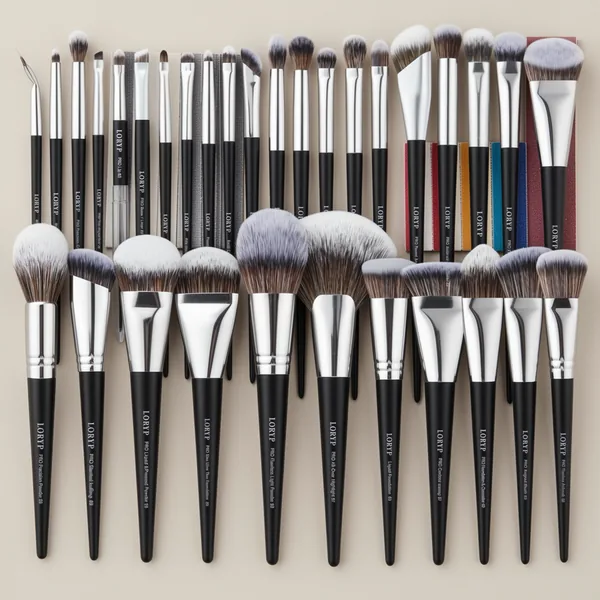 LORYP Professional Makeup Brush Set, 32 Pieces