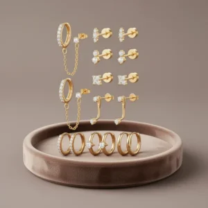 14K Gold Plated Earrings for Women