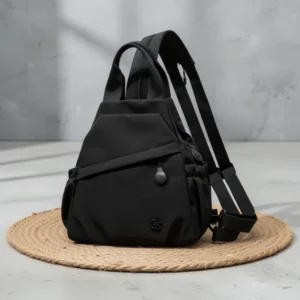 Convertible Sling Backpack for Women, Black